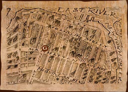 Map to East River Tattoo